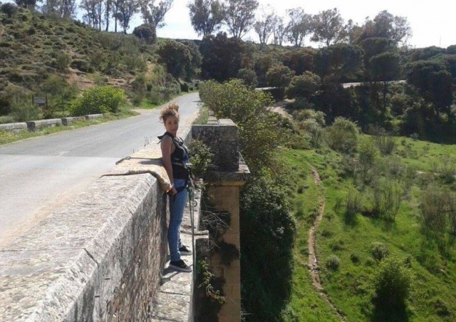  Waiting to jump into the void in Malaga 